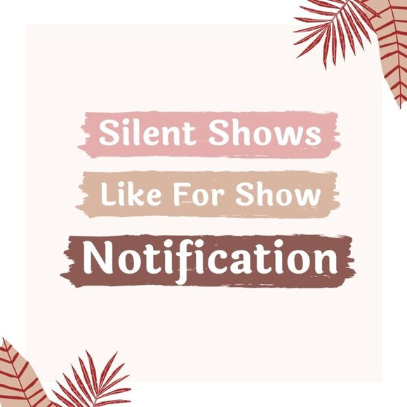 Please Like This Listing To Be Notified When Silent Shows Are Running - Picture 1 of 1